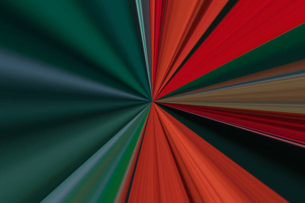 abstract background with green and red lines