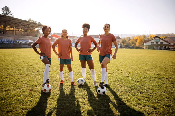 istock Women Soccer Player 1350460416