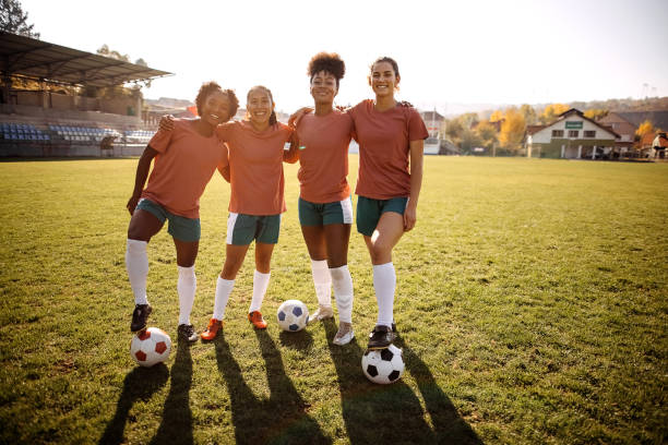 istock Women Soccer Player 1350460427