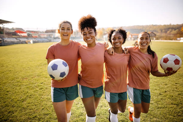 istock Women Soccer Player 1350461530