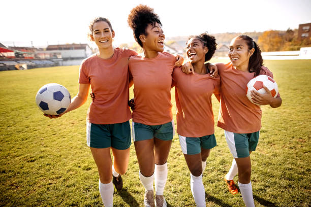 istock Women Soccer Player 1350461602