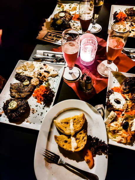 istock Eating in a Greek restaurant 1350467115