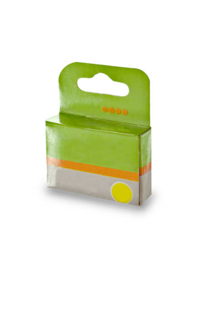 istock packaging for paper clips, buttons, box, on a white background. 1350470510