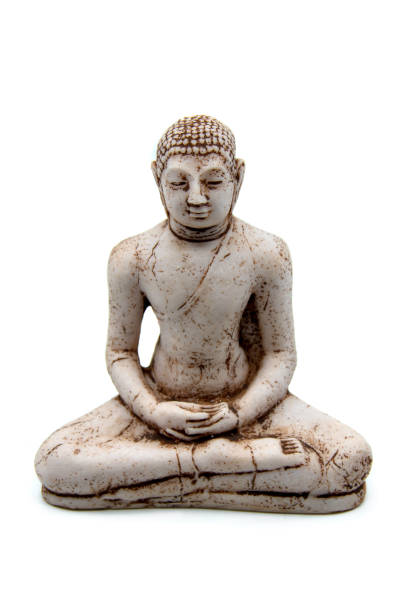 istock Statue of Buddha isolated on white background 1350481269