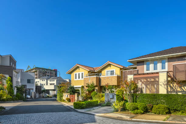 istock Japan's residential area. 1350507851
