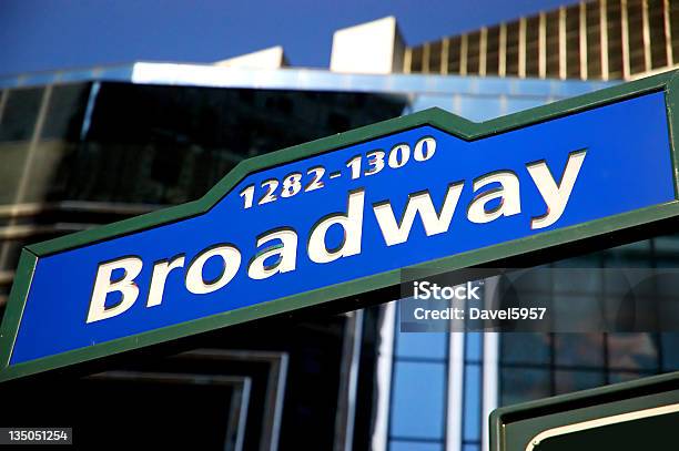 Broadway Street Sign New York Stock Photo - Download Image Now - Broadway - Manhattan, Building Exterior, Built Structure