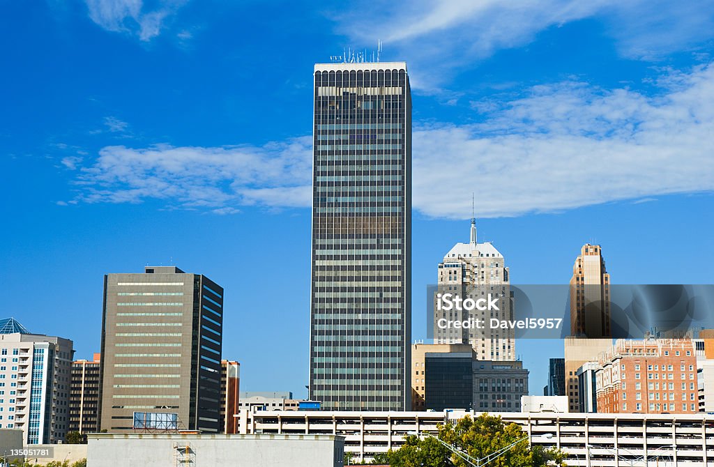 Оклахома-Сити skyline - Стоковые фото Арт-деко роялти-фри