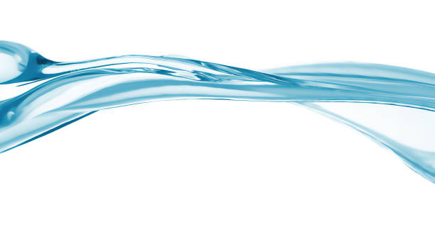istock 3d rendering of water, water splash on white background isolation 1350526406