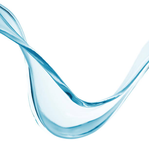 istock 3d rendering of water, water splash on white background isolation 1350526469
