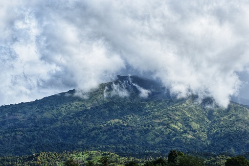 Volcán La Soufrière en enero de 2020 photo