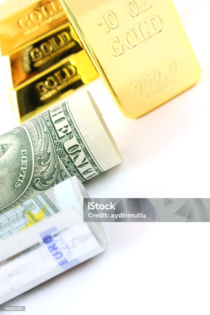 Itens financeiro - Foto de stock de Barra de Ouro royalty-free