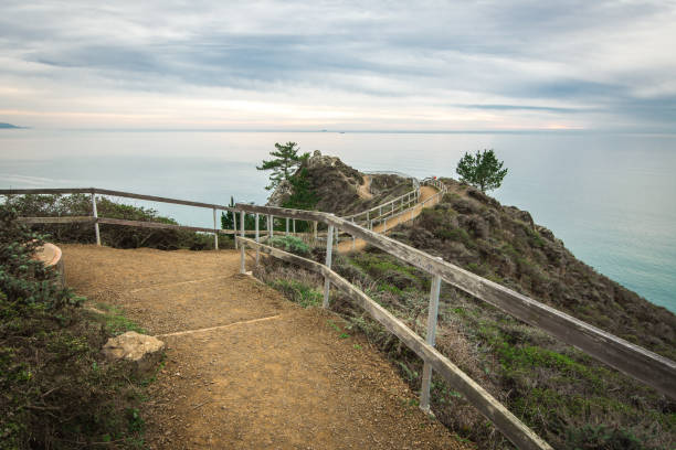 istock Muir Beach Overlook at sunset time 1350532885