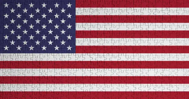 United States of America Flag Puzzle - USA / American