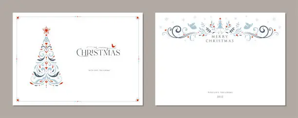 Vector illustration of Universal Christmas Templates_32