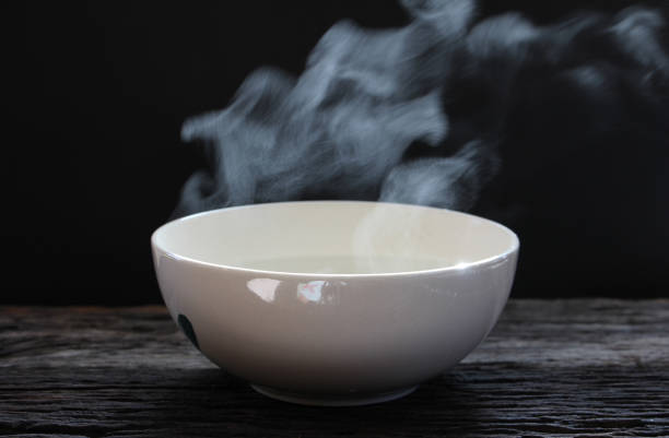 istock Bowl of hot soup with steaming 1350549044