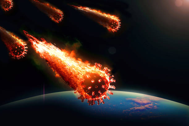 istock 3d rendering of Coronavirus COVID-19 Attack the earth. 3d illustration elements of this image furnished by NASA https://nasa3d.arc.nasa.gov/detail/ear0xuu2 1350552130