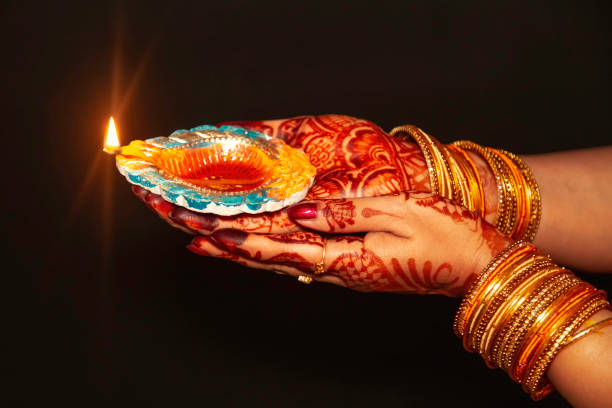 istock Diwali festival background content 1350552333