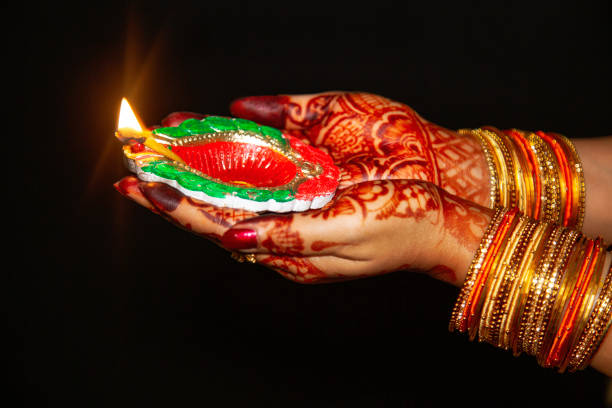istock Diwali festival background content 1350552381