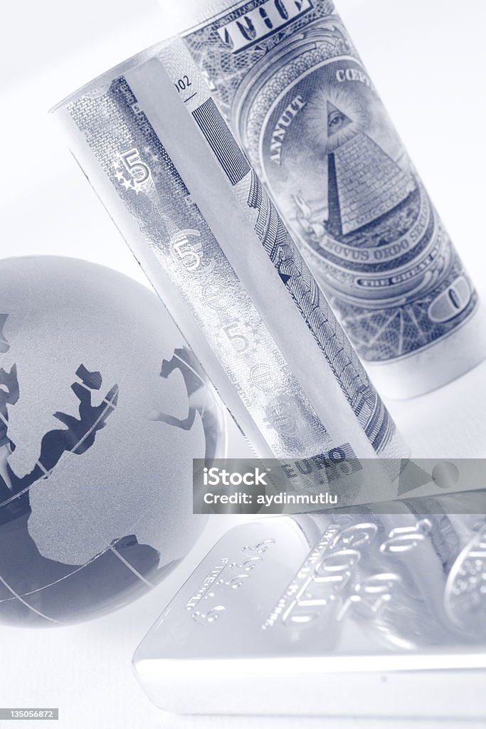 Finanças Internacionais - Royalty-free Globo terrestre Foto de stock