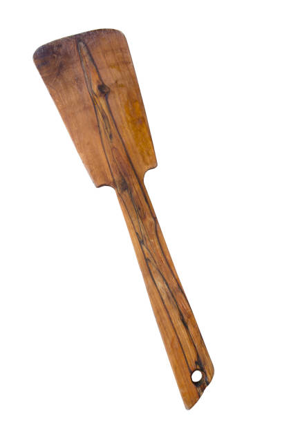 istock Wood spatula isolated 1350572792