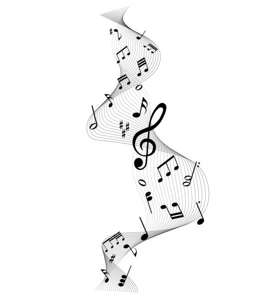 Notes Music Design Rocks 3,300+ Rockers Background Stock Illustrations, Royalty-Free Vector ...