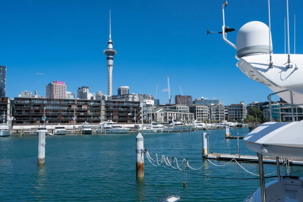 istock Auckland city skyline. 1350583288