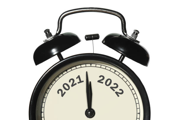 istock New year 2022 time alarm clock 1350591496