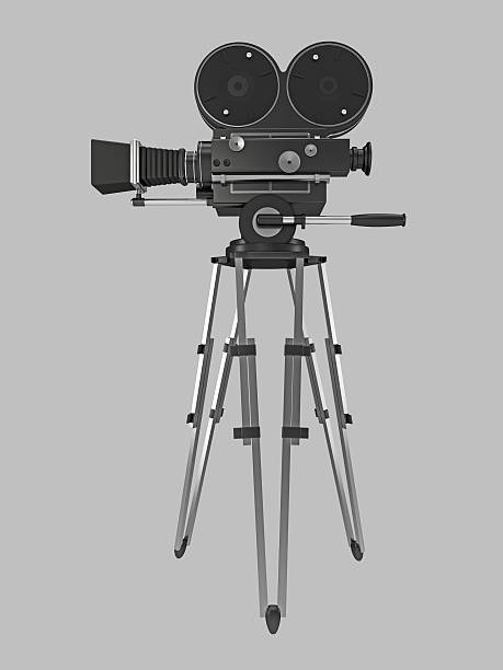 istock Vintage movie camera 135060074