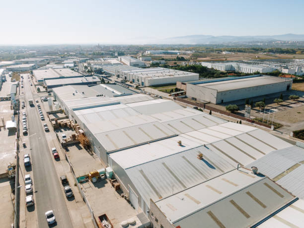 istock Industrial area as seen from above 1350600740