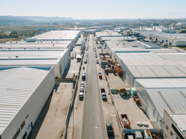 istock Industrial area as seen from above 1350600852