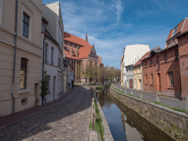 istock City from Wismar in Germany 1350602666