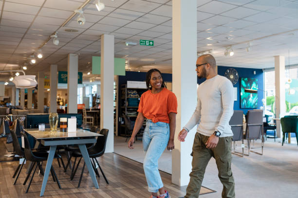 istock Furniture Shopping Together 1350603468