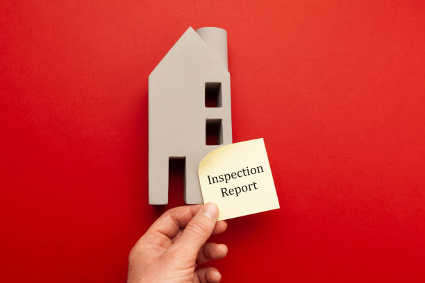 istock Home inspection report. Emergency and dangerous property 1350613893