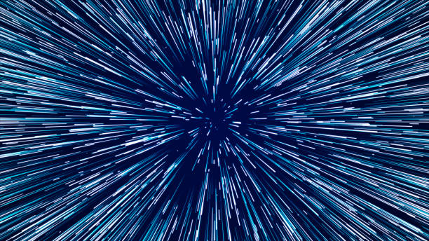 istock Abstract circular light speed background. Dynamic lines. Futuristic explosion of light. Colored rays in motion. Transfer of big data cyberspace. 3D rendering. 1350622980