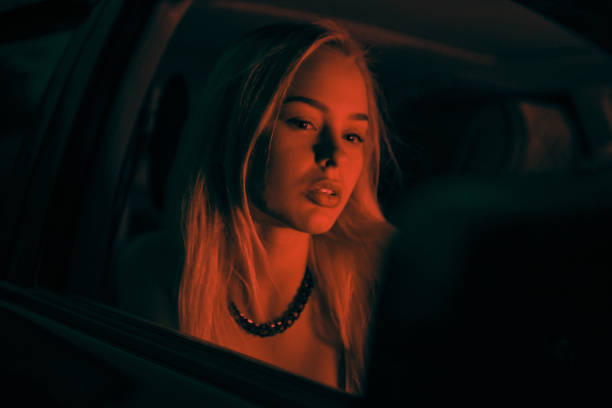 istock Night Passenger in a car 1350623529