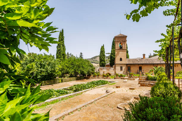 Convent of San Francisco in Alhambra palace complex in Granada, Andalusia, Spain
