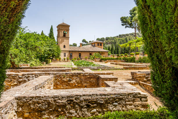 istock Convent of San Francisco in Alhambra palace complex in Granada, Spain 1350628192