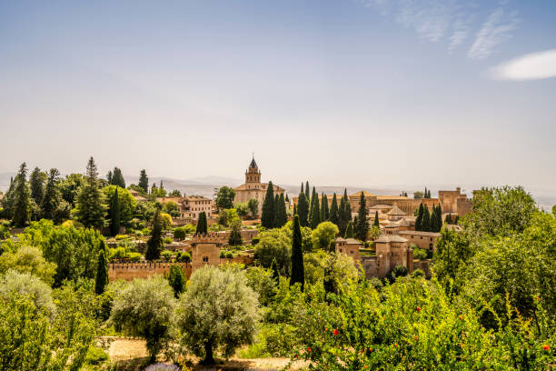 istock View of Arabic palace complex called Alhambra in Granada, Spain 1350628240