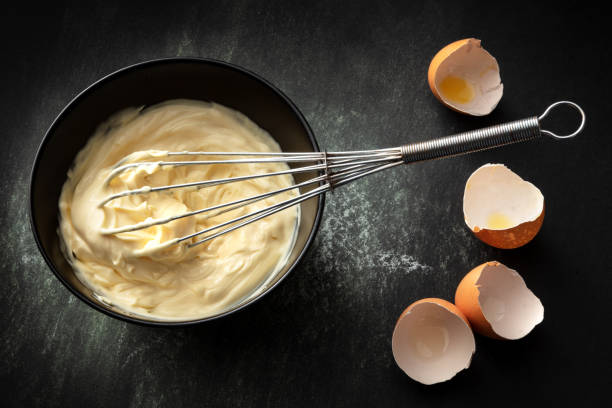 zutaten: mayonaise stillleben - mayonnaise stock-fotos und bilder
