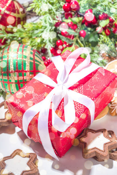istock Christmas greeting card background 1350634373
