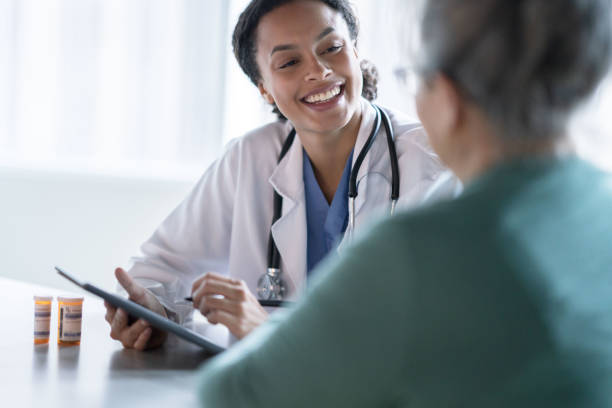 istock Senior medical Appointment 1350643533