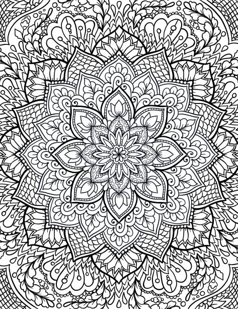 21,100+ Coloring Book Pages Templates Illustrations, Royalty-Free ...