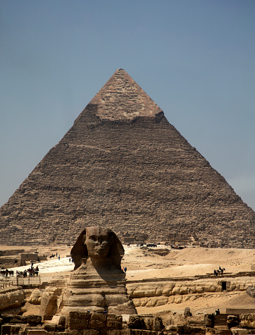 The Great Sphinx of Giza and the Pyramid of Khafre. Camera: Canon EOS 5Ds
