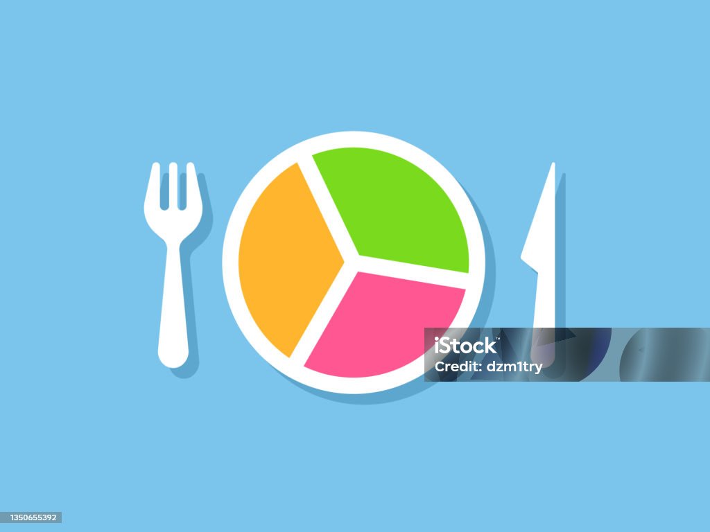 Proportion Indesign Food Food Portion Control Design Stock Illustration - Download Image Now ...