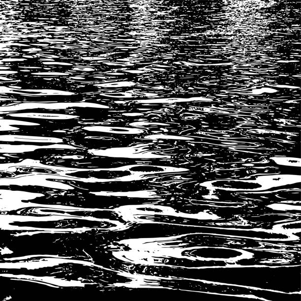 Wave. Ripples. Grunge Texture. Black Dusty Scratchy Pattern. Abstract Grainy Background. Vector Design Artwork. Textured Effect. Crack. Wave. Ripples. Grunge Texture. Black Dusty Scratchy Pattern. Abstract Grainy Background. Vector Design Artwork. Textured Effect. Crack. lake grunge stock illustrations