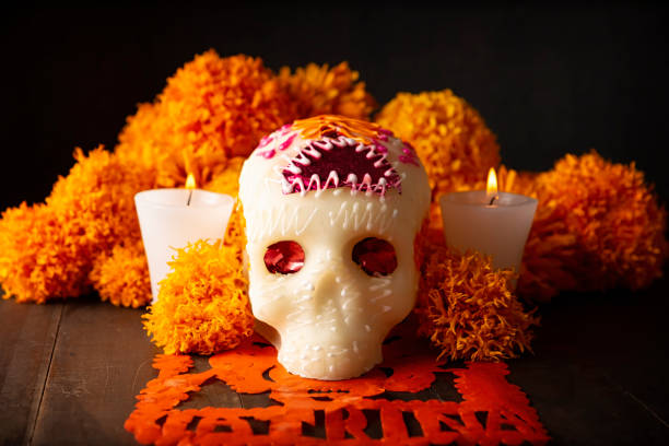 istock altar sugar skull day of the dead 1350667378