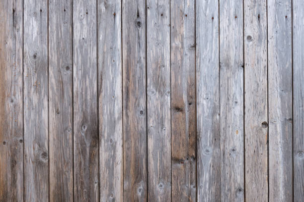 istock Background of old wooden lining boards wall 1350669905