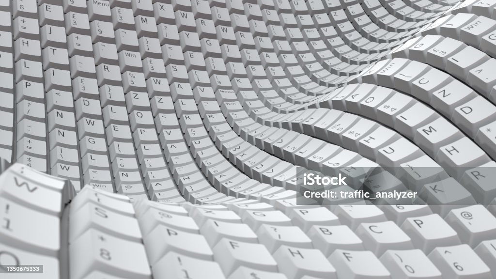 Computer Keyboard Abstract Images Keyboard Surface Stock Photo - Download Image Now - Abstract ...