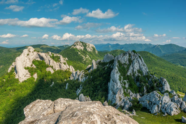 istock Panorama of rock nature monument Dabarski kuk 1350676632