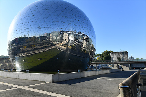 Paris, France-10 14 2021:The Cité des Sciences et de l'Industrie (\